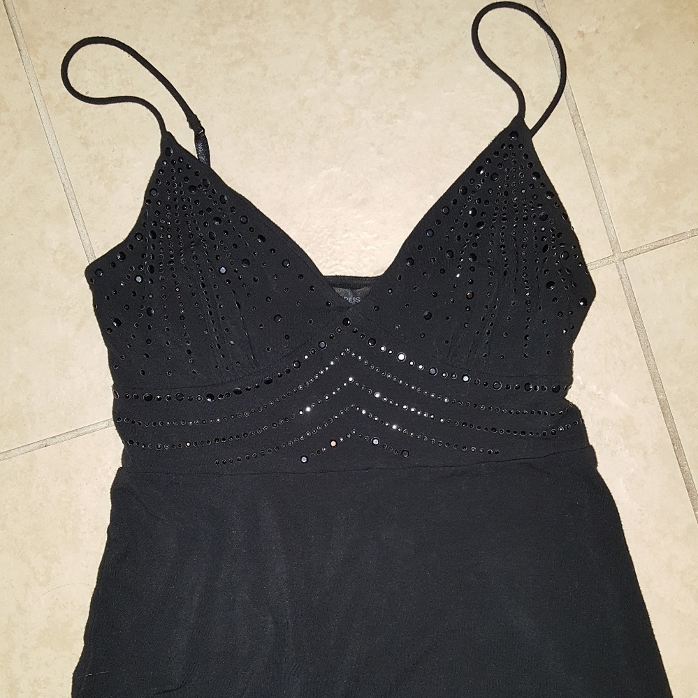 Express top, studded black
